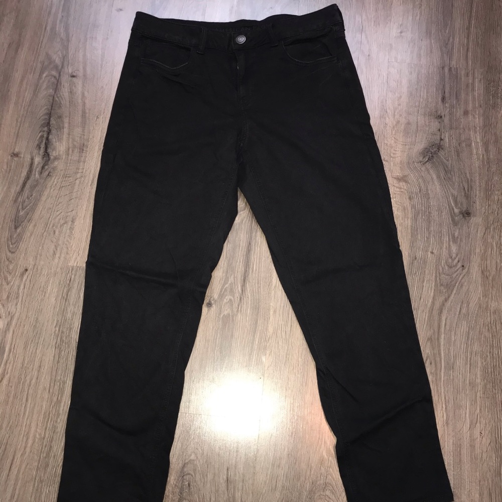 American Eagle Tomgirl Black Jeans -super cute